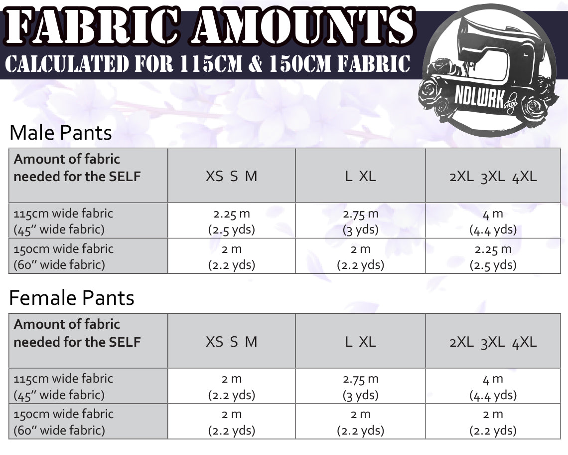 Cuffed Hakama Pants Sewing Pattern/Downloadable PDF File and Tutorial Book - Image 9