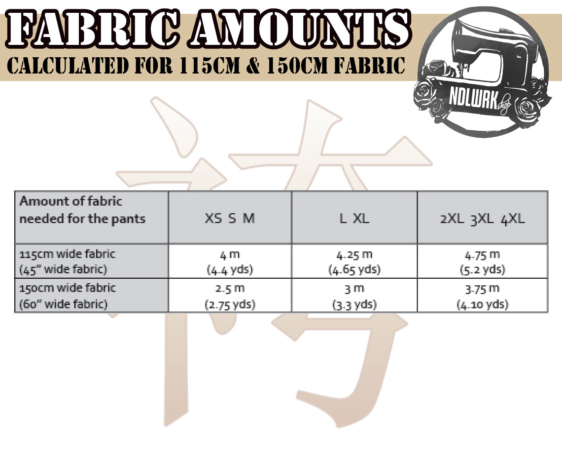 Wide Hakama Pants Sewing Pattern/Downloadable PDF and Tutorial Book - Image 5