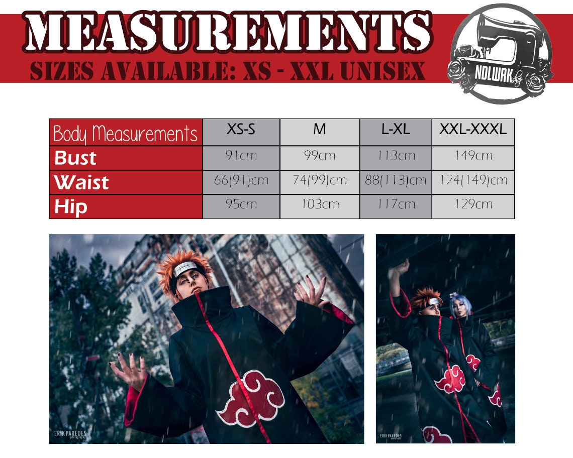 Cloud Ninja Jacket Cloak Cosplay Sewing Pattern/Downloadable PDF File - Image 2