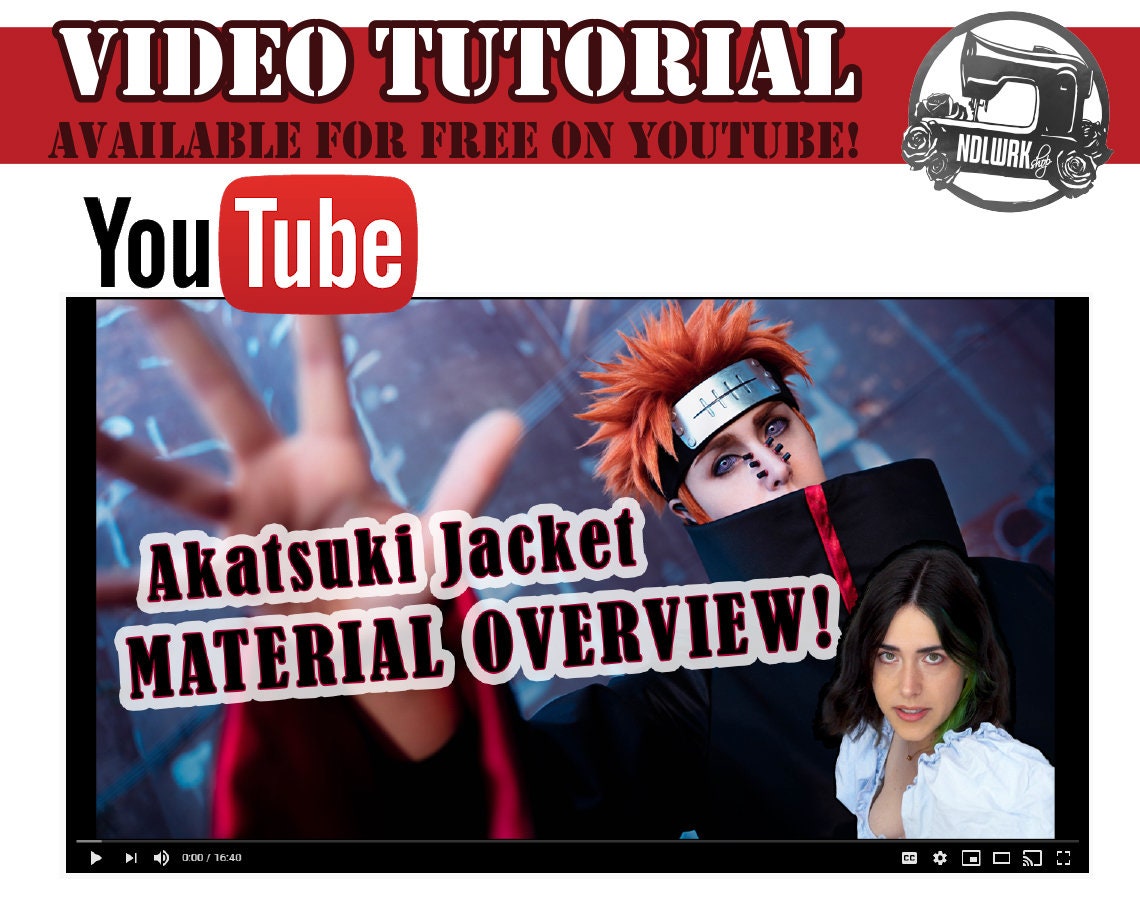 Cloud Ninja Jacket Cloak Cosplay Sewing Pattern/Downloadable PDF File - Image 8